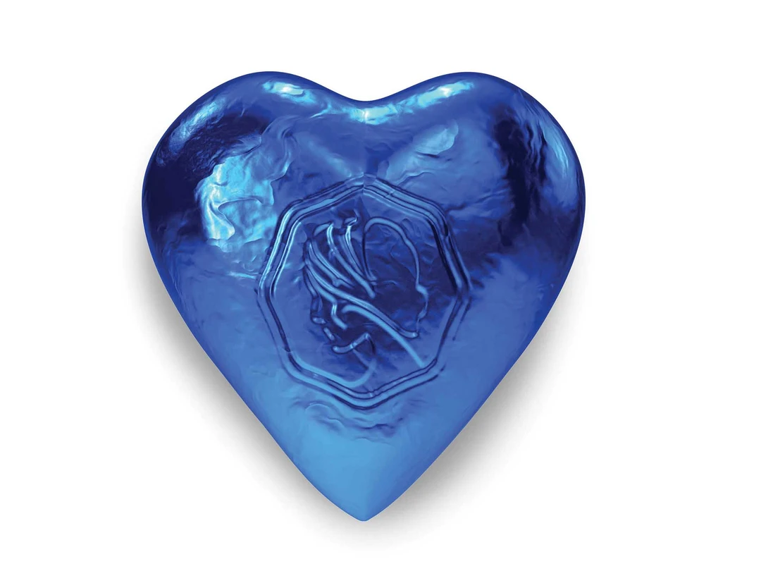 Sweetas954 Hearts - 1kg Tub Blue 1 Sweetas954 Hearts - 1kg Tub Blue