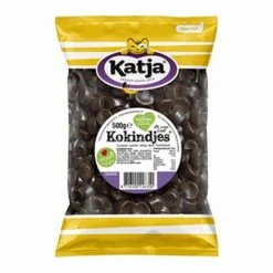 Sweetas954 Black Katja Soft Buttons - 500g