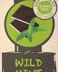 Sweetas954 Nature's Tribe - Dark Chocolate With Wild Mint Sugar Free Gift Ideas
