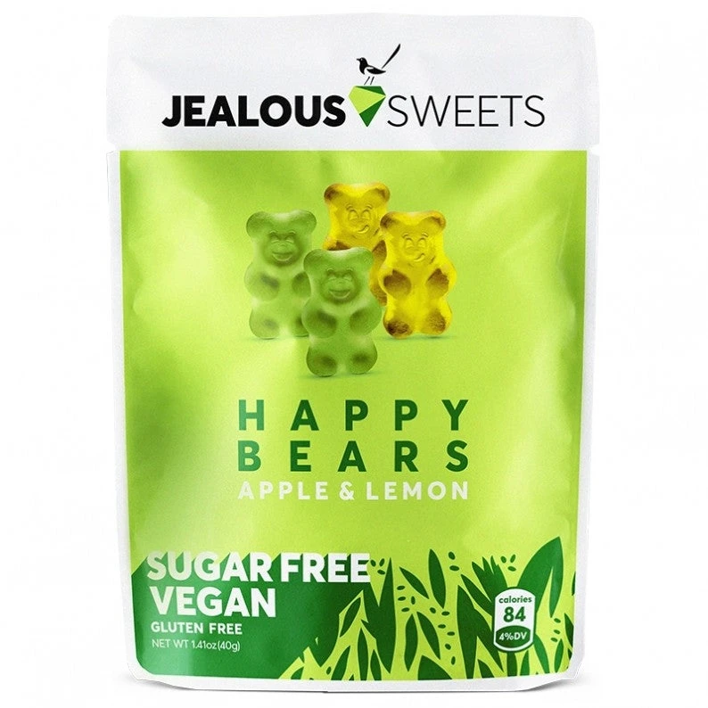 Sweetas954 Jealous Sweets Happy Bears - Apple & Lemon 119g Dietary 1 Sweetas954 Jealous Sweets Happy Bears - Apple & Lemon 119g Dietary