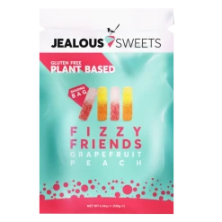 Sweetas954 Jealous Sweets Fizzy Friends - Grapefruit & Peach 125g