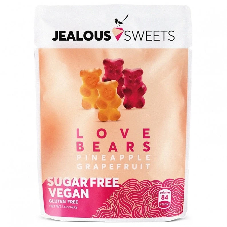 Sweetas954 Jealous Sweets Love Bears - Pineapple & Grapefruit 119g Dietary 1 Sweetas954 Jealous Sweets Love Bears - Pineapple & Grapefruit 119g Dietary