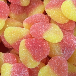 Sweetas954 Sour Peach Hearts - 400G Bag Yellow