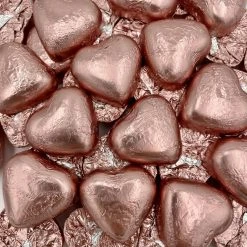 Sweetas954 Milk Chocolate Love Hearts Rose Gold - 1kg Gift Ideas