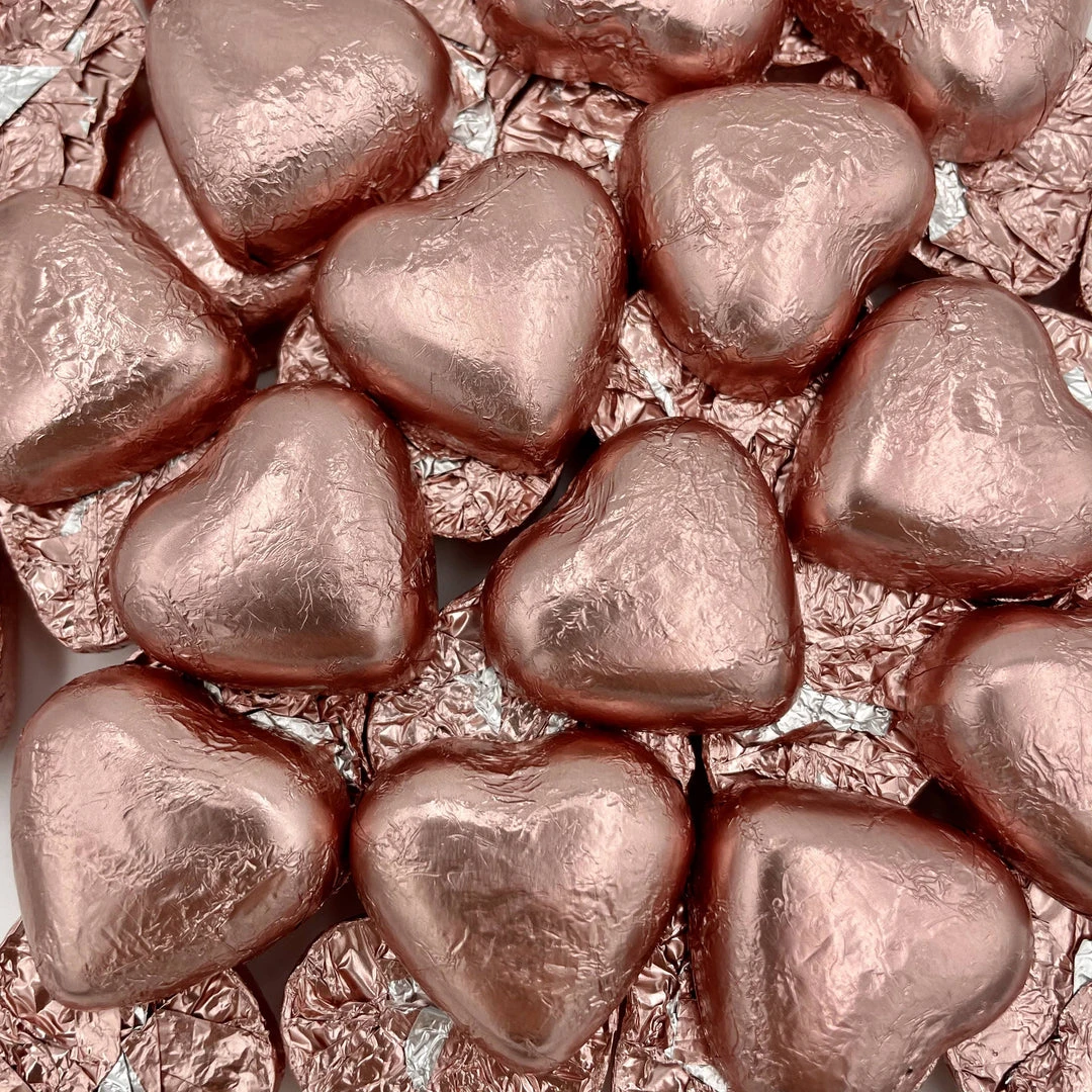 Sweetas954 Milk Chocolate Love Hearts Rose Gold - 1kg Gift Ideas 1 Sweetas954 Milk Chocolate Love Hearts Rose Gold - 1kg Gift Ideas