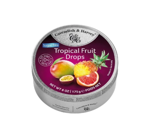 Sweetas954 Travel Sweets & Jellies Cavendish & Harvey Sugar Free Tropical Fruit Drops 1 Sweetas954 Travel Sweets & Jellies Cavendish & Harvey Sugar Free Tropical Fruit Drops